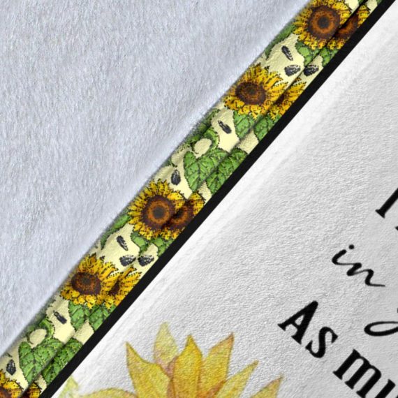 Grandma to grand daughter Elephant Sunflower Blanket-604afa3dd287e